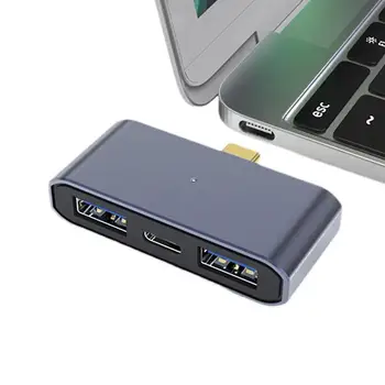 3 В 1 Адаптер Type C, совместимый с USB 3,0, Концентраторы для зарядки, USB 3,0, док-станция, разветвитель для ноутбука