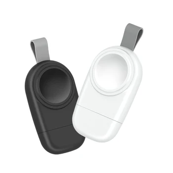 Портативное беспроводное зарядное устройство для iPhone Watch Подходит для Iwatch23456 с магнитным всасыванием, поддерживает беспроводную зарядку нового поколения