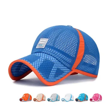 Быстросохнущие детские модные сетчатые шляпы для мальчиков и девочек, Солнцезащитные кепки, Летние солнцезащитные шляпы, бейсболка