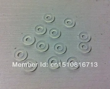 1000 шт. метрических нейлоновых плоских толстых шайб Strandard M3 (ID) x 8 (OD) x 1 мм толщиной