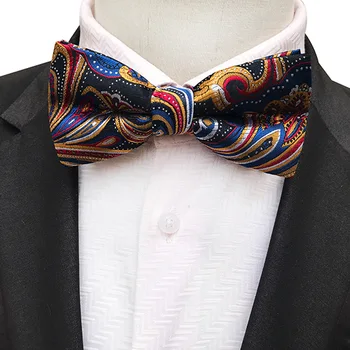Новый Жаккардовый галстук-бабочка в Корейском стиле, свадебный бант для жениха, Noeud Papillon Homme, Мужские Аксессуары, Мужские галстуки-бабочки