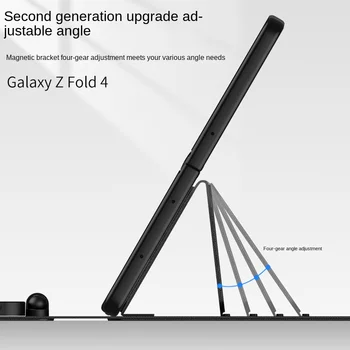 Мышь Емкостная Ручка для Samsung Galaxy Z Fold 3 4 Клавиатура Чехол-Кобура Регулируемая Высота Беспроводное Подключение Bluetooth