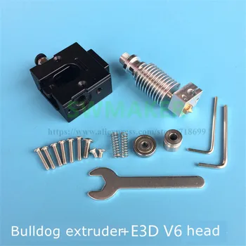 DIY Reprap Bulldog Цельнометаллический Экструдер 1,75/3,0 мм + Экструдирующая головка V6 - Детали для 3D-принтера