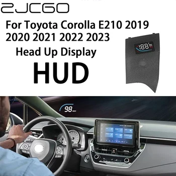 ZJCGO Автоматический HUD Дисплей Автомобильный Проектор Сигнализация Головной Дисплей Спидометр Лобовое Стекло для Toyota Corolla E210 2019 ~ 2023