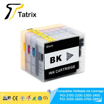 Tatrix Для Canon PGI2500 PGI-2500XL Многоразовый чернильный картридж Для принтера Canon MAXIFY IB4050/Ib4150/MB5050/MB5150/MB5350/MB5450