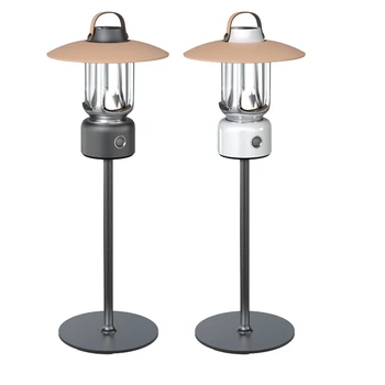Светодиодные декоративные подвесные светильники, заряжающиеся с крючком, светильник для украшения сада с регулируемой яркостью для путешествий на открытом воздухе