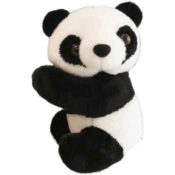 Китайская клипса с пандой C5AA, маленькая игрушка-животное с пандой, игрушка для детей, девочек-подростков