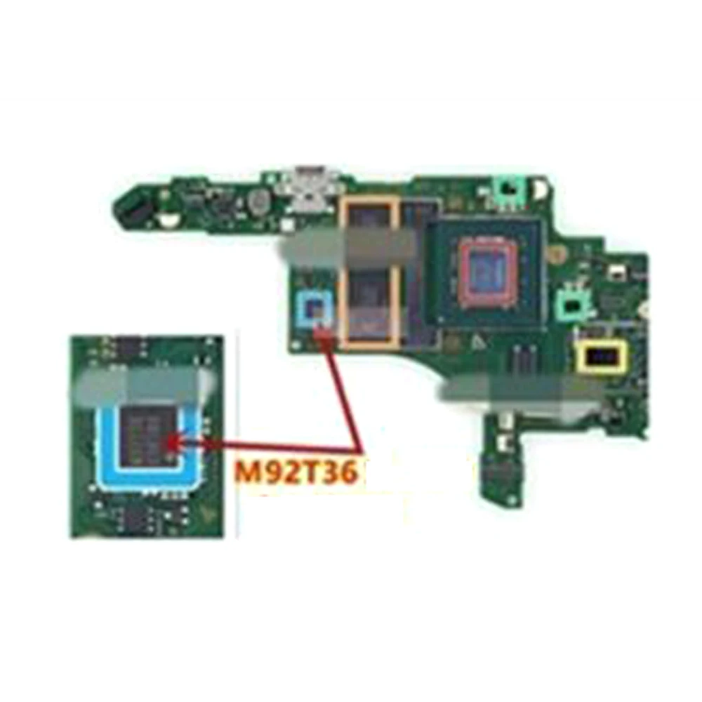 50 шт микросхема изображение материнской платы питание для Переключателя Микросхема зарядки аккумулятора M92T17 M92T36 BQ24193 PI3USB Аудио-видеоуправляемая микросхема