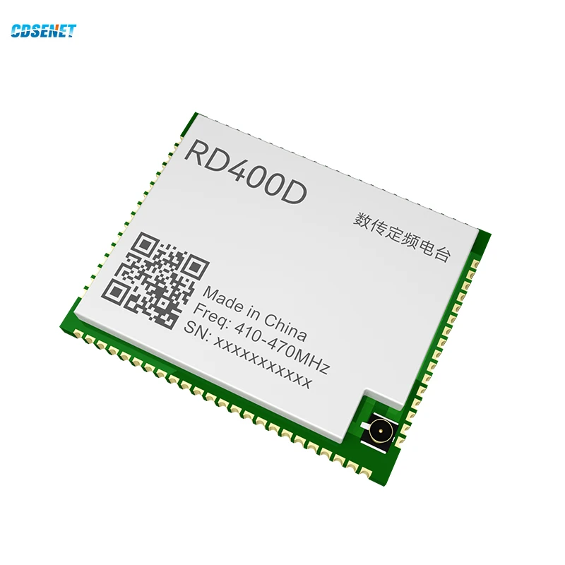 CDSENT Радиомодуль для Передачи данных RD400D 433 МГц 30 дБм 5,6 км Поддержка протокола RIMATLK/TRIMMARK3/TRANSEOT IPEX/Отверстие для штамповки