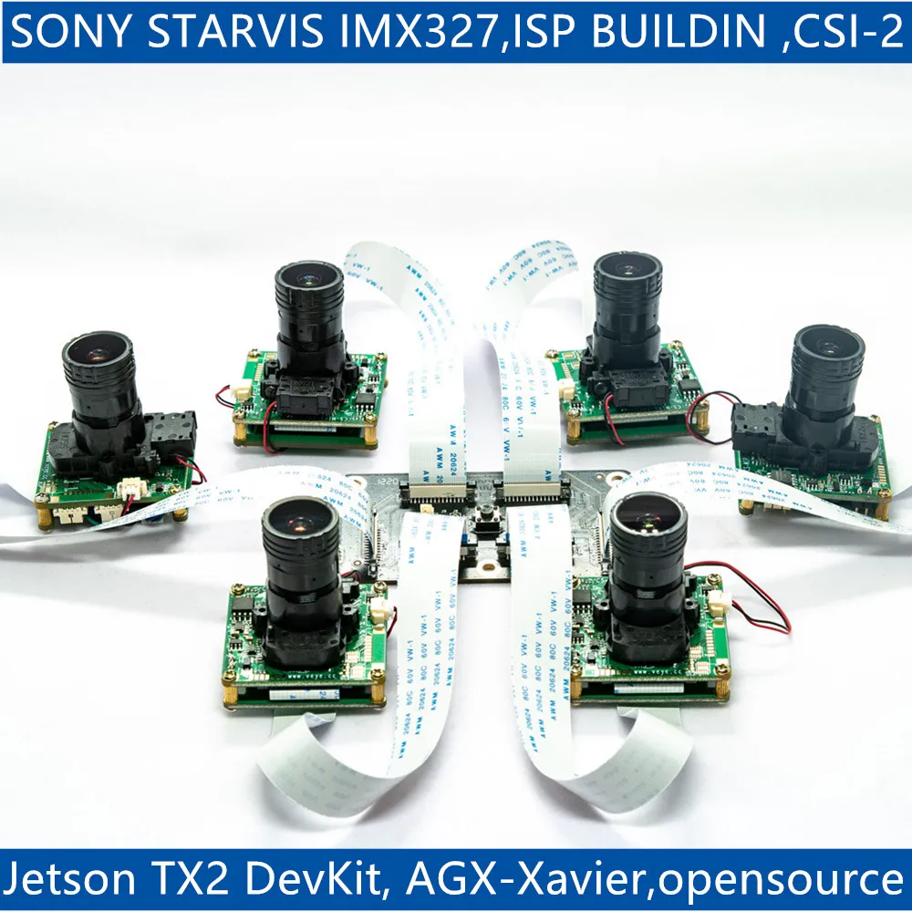 CS-TX2-XAVIER-nCAM-IMX327 для Jetson TX2 Devkit и Xavier, модуль ISP-камеры IMX327 MIPI CSI-2 2MP Star Light