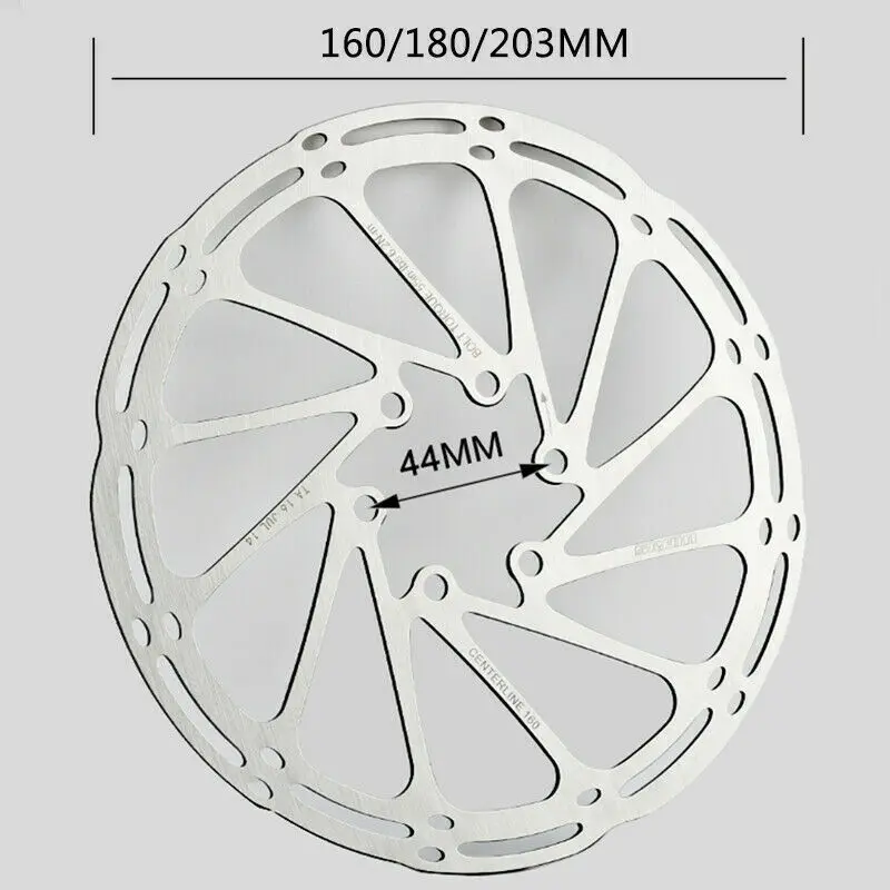 MTB дисковый ротор 180 мм осевые диски 203 мм роторы подходят для Sram дисковый тормозной ротор 140 мм 160 мм 180 203 Дорожный велосипед плавающий ротор 1 шт.