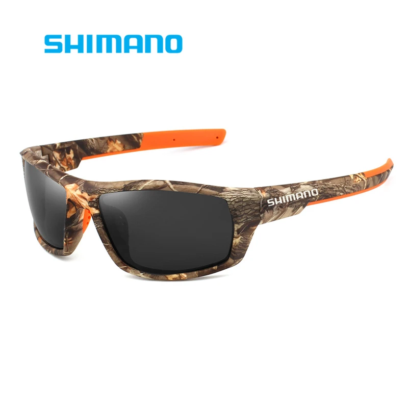Shimano Мужские женские поляризованные очки для рыбалки, уличные солнцезащитные очки с защитой от ультрафиолета HD, Велосипедные очки, Спортивные очки для скалолазания, Очки для рыбалки