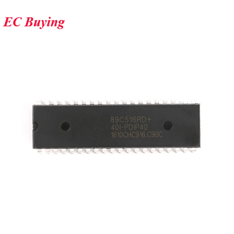 STC89C516RD STC89C516RD + 40I PDIP40 STC 89C516RD DIP-40 Однокристальный Микрокомпьютер 1T 8051 Микрокомпьютер MCU EEPROM ISP IC Chip