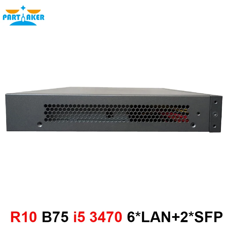 Брандмауэр Partaker R10 Mikrotik Pfsense VPN Network Security Appliance Маршрутизатор ПК Процессор Intel Core I5 3470 6 локальных сетей 2 SFP