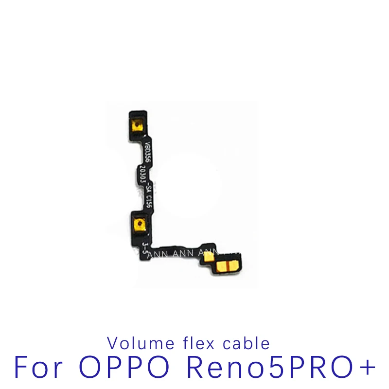 Гибкий кабель регулировки громкости для OPPO Reno 5pro + Боковая кнопка регулировки громкости, замена гибкой ленты