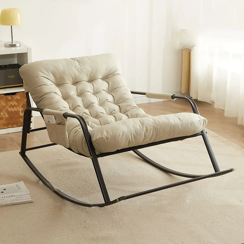 Дизайнерские кресла-качалки, Скандинавские Металлические Кресла для отдыха, Минималистичные Sillones Modernos Para Sala, Мебель для гостиной