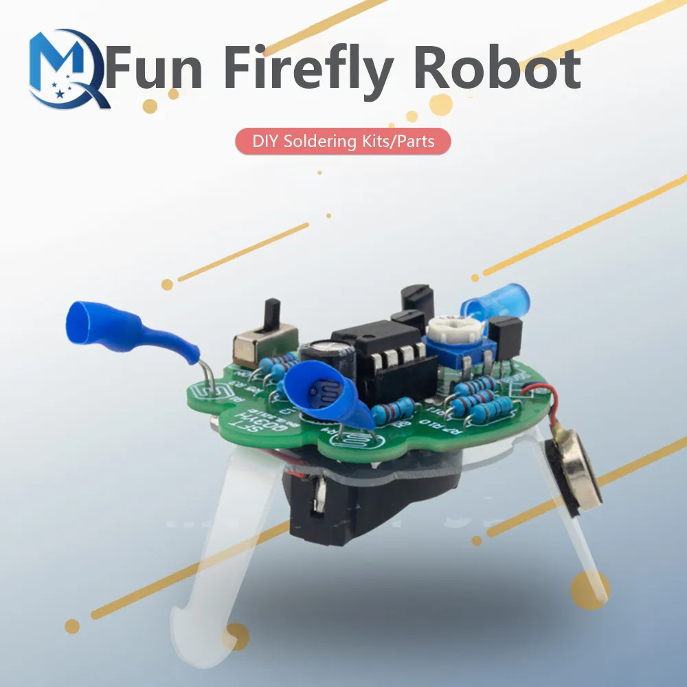 Интеллектуальный робот Следует за источником света Для перемещения, светодиодный робот-охотник, игрушка-робот 