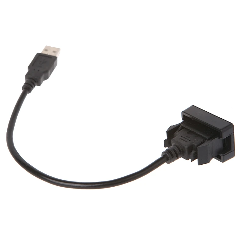 Кабель с портом AUX USB 12-24 В, кабель для зарядки через USB-кабель для Toyota Vios/Corolla