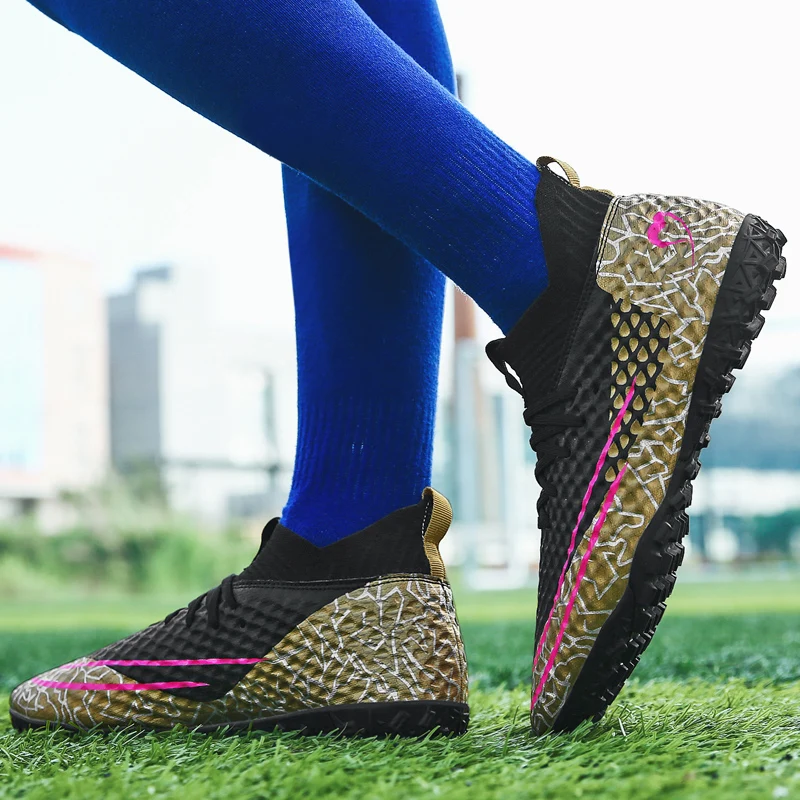 Качественная футбольная обувь Mbappé, прочные футбольные бутсы Оптом от компании Society, Кроссовки для тренировок по футзалу на открытом воздухе, Размеры 33-46