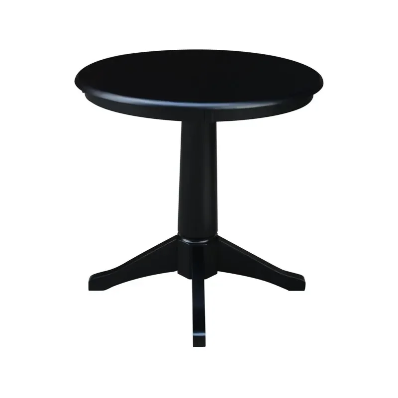 Круглый обеденный стол на подставке -черный Маленький торцевой столик Чайный столик с столешницей Маленький журнальный столик Mesas Торцевой столик для спальни