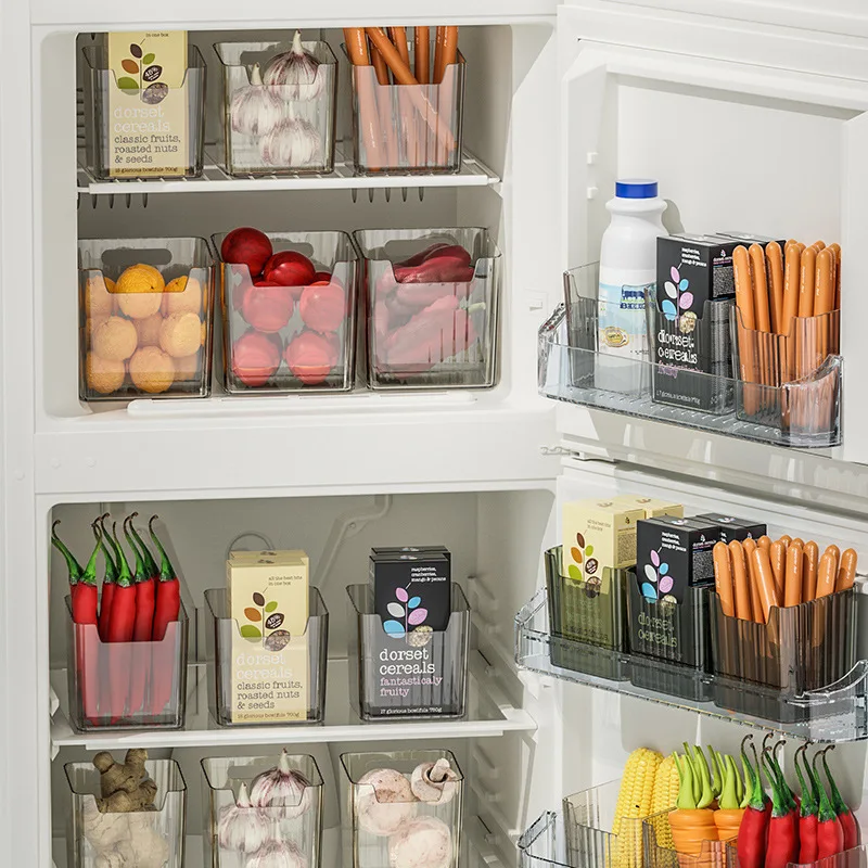 Органайзер на боковой двери холодильника, Коробка для хранения свежих продуктов, Классификация овощей, фруктов, специй, Контейнеры для хранения предметов домашнего обихода