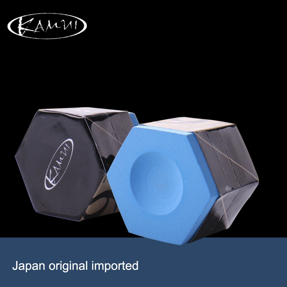 Оригинальный цельный японский бильярдный мел KAMUI 0,98 1,21 бета-синий, аксессуары для бассейна, одиночная упаковка, бесплатная доставка