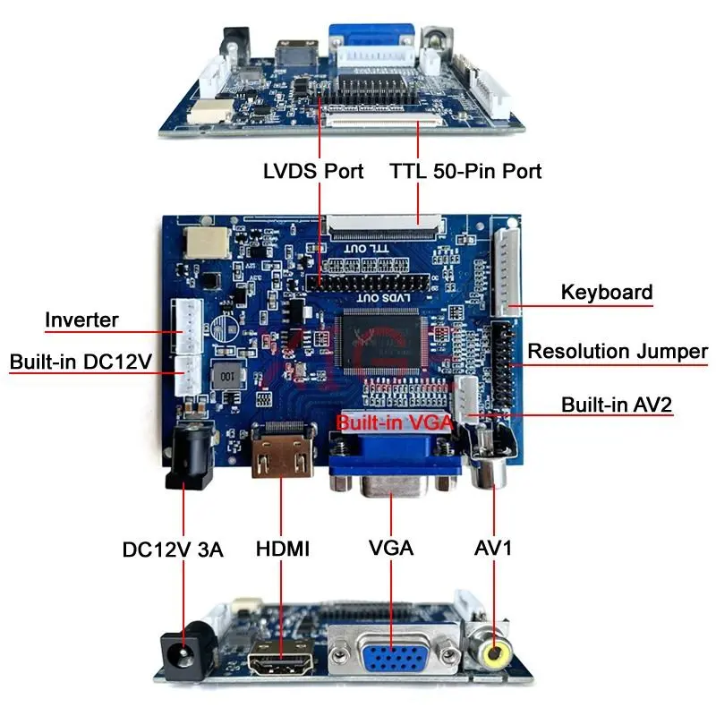 Плата драйвера контроллера подходит для монитора ноутбука LP145WH1 LTN145AT01 N134B6 40-Контактный LVDS 1366 *768 DIY Kit 2AV VGA 14,5 