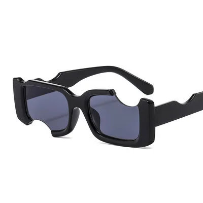 солнцезащитные очки женские модные дизайнерские солнцезащитные очки для мужчин Вогнуто-выпуклые могут быть повреждены Дизайн личности Забавный UV400 Роскошь оптом
