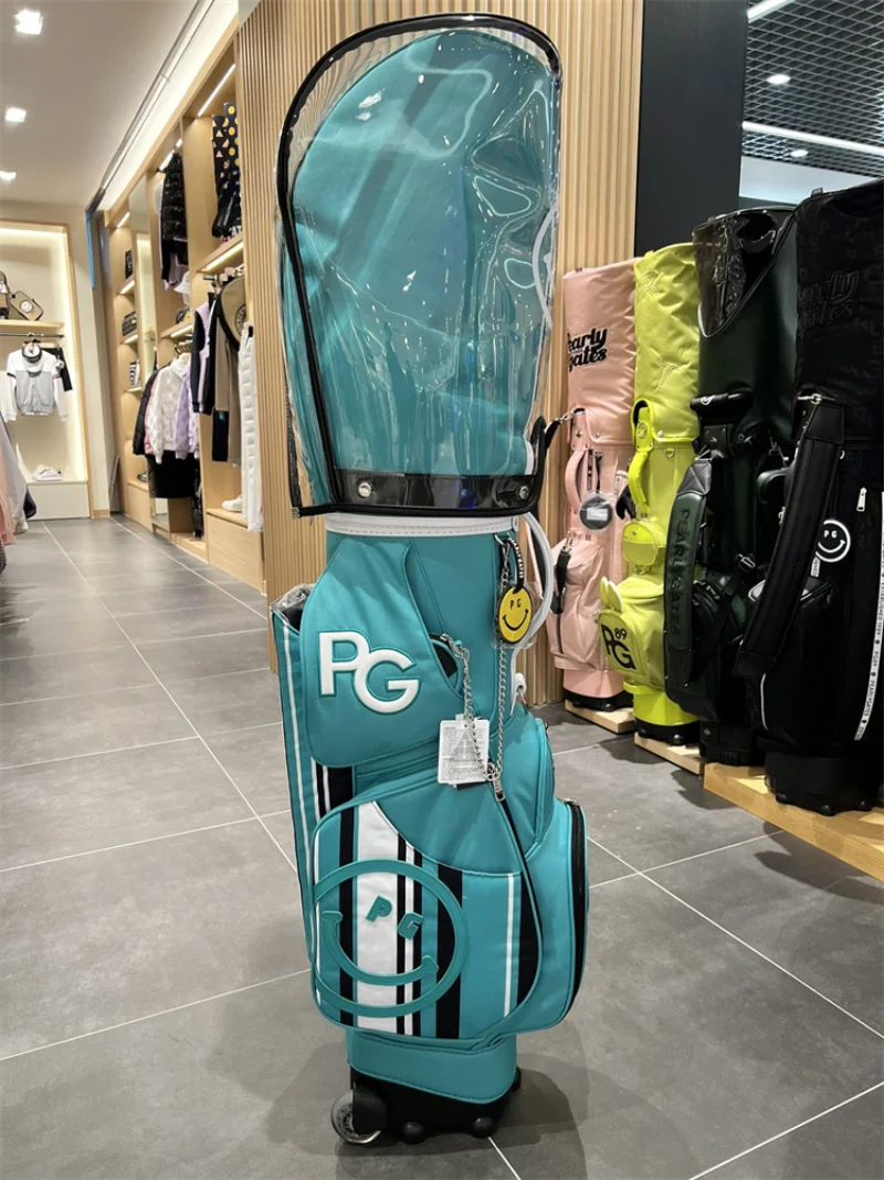 Сумки для гольфа Woman Urban Wheel Caddy Bag Светло-Розовая Сумка для тележки Caddie golf bag со шляпным чехлом 골프용품