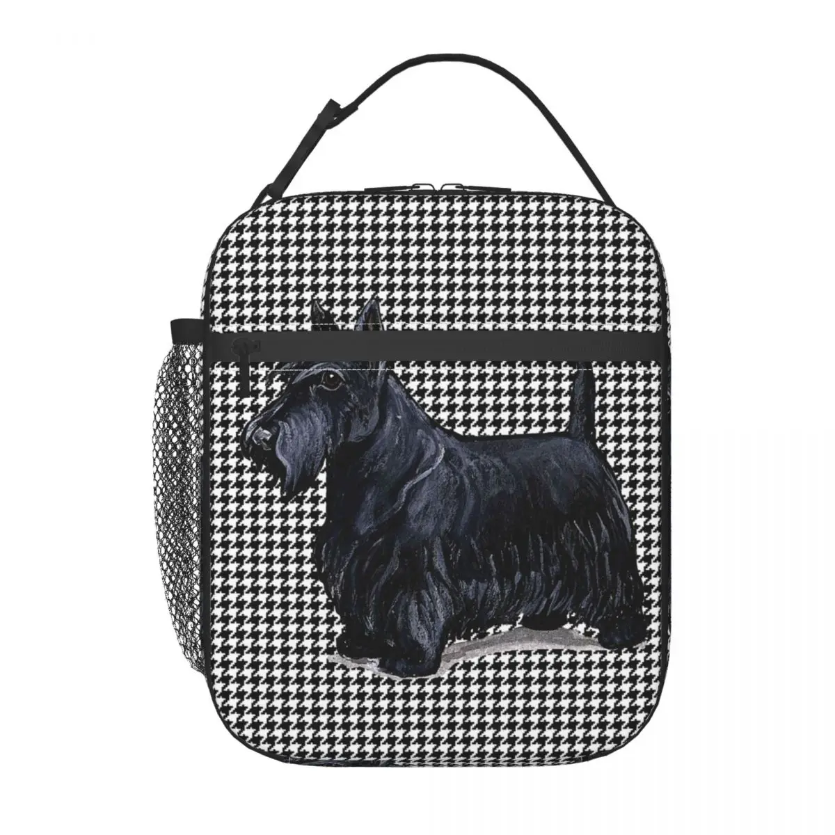 Шотландский терьер Хаундстут Изолированные сумки для ланча Домашнее животное Скотти Собака Портативный Термоохладитель Еда Ланч Бокс Работа Школа Путешествия