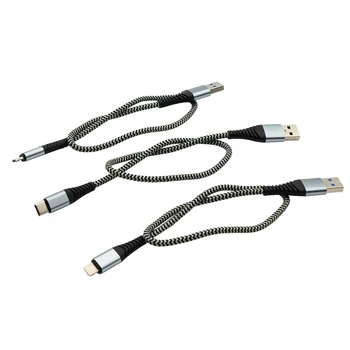 Высококачественный кабель Освещения Micro USB/Type-C/IOS для телефона, планшета, Линии передачи данных для Phantom 3 4 4Pro V2.0 Inspire 1 2 Пульт Дистанционного управления