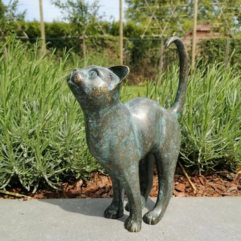 Фигурки кошек, сад, газон, скульптуры животных, кошачий декор для любителей кошек