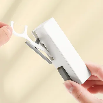 Портативная Коробка для зубной нити Автоматически Извлекает Коробку Для Зубочисток, Коробку Для хранения Зубной нити, Нажимную Коробку для зубной нити