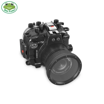 Подводный корпус Seafrogs Для камеры Fujifilm X-T2, Сумка, Чехол, Водонепроницаемый чехол для Дайвинга, для объектива 16-55 мм, 16-80 мм, 18-55 мм, 2022