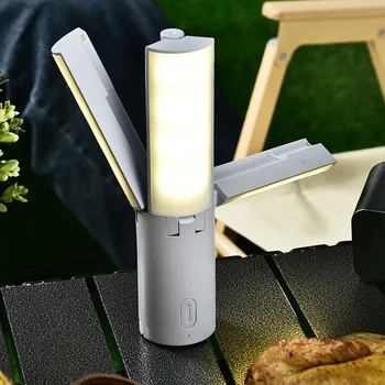 Складной светодиодный фонарь для кемпинга мощностью 5 Вт, многофункциональный светильник для палатки с USB-зарядкой, инструмент для технического обслуживания на открытом воздухе
