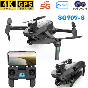 SG907S GPS 4k Камера Дрон 5G Wifi FPV Дроны С Камерой HD 4k 360 ° Предотвращение препятствий Бесщеточный Двигатель RC Квадрокоптер Дрон Игрушки