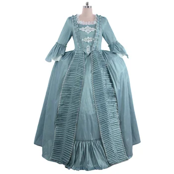 женское бальное платье в викторианском стиле рококо 18 века, Великолепное платье Марии-Антуанетты, Маскарадные костюмы для вечеринок