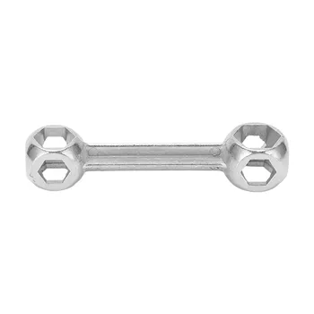 6-15 мм, 10 в 1, портативный гаечный ключ, нержавеющий шестигранный костяной ключ для ремонта велосипеда, инструмент