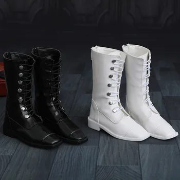 Обувь для куклы BJD подходит на размер 1/3 дяди; модные классические черно-белые мужские кожаные ботинки с властной индивидуальностью в британском стиле;