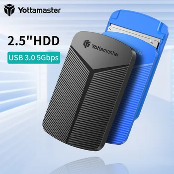 Yottamaster 2,5-дюймовый Корпус жесткого диска Адаптер SATA к USB 3,0 Чехол для жесткого диска UASP 6 Гбит/с Корпус жесткого диска для Windows Mac Linux