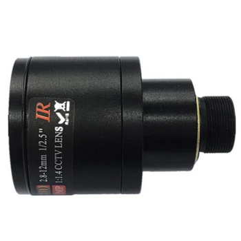 HD Объектив для видеонаблюдения 3.0MP M12 2.8-12mm с переменным фокусным расстоянием Cctv IR HD Объектив, F1.4, ручной зум-фокус