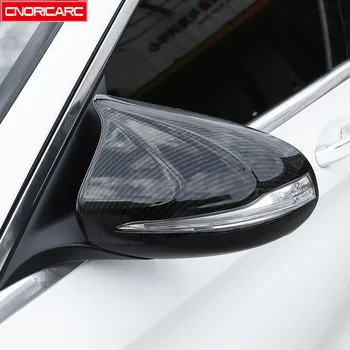 Защитная Крышка Зеркала заднего вида Из Углеродного Волокна Для Mercedes Benz W205 W213 X253 C E GLC Class Car Styling Модифицирована