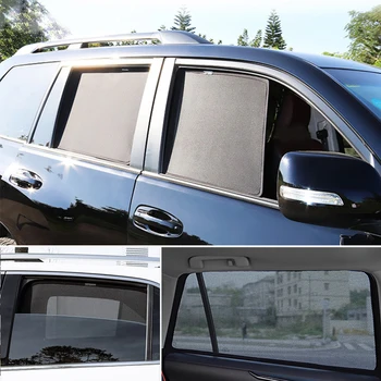 Для Kia Carnival 2014-2019 SEDONA, магнитный автомобильный солнцезащитный козырек, сетчатая рамка на лобовое стекло, занавеска, солнцезащитный козырек на заднее боковое окно