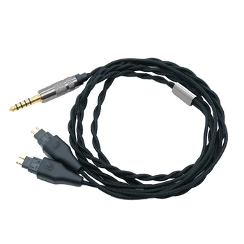 Балансный кабель для наушников 4,4 мм Кабель DIY для Sennheiser HD580 HD600 HD650 HD660S Кабель для обновления наушников