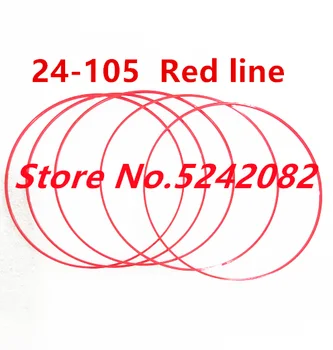 5 шт./Новое Красное индикаторное кольцо Red line circle Для Canon EF 24-105 мм 24-105 f/4L IS USM Запчасти для ремонта объектива