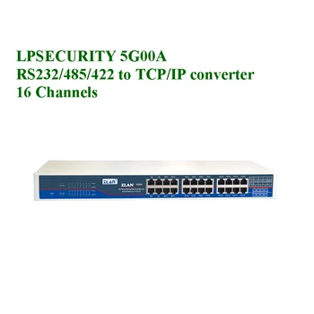 сервер с несколькими последовательными устройствами, 16-канальный преобразователь RS232/485/422 в TCP/IP ZLAN5G00A/5G40A RJ45 Ethernet-коммутатор Modbus gateway