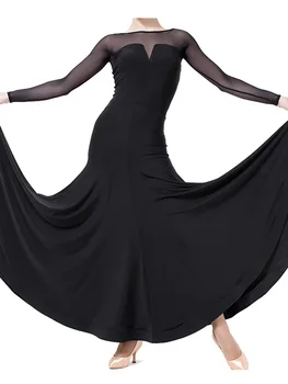Сексуальное Новое Бальное платье для женщин, Танцевальные костюмы для бальных танцев, вальс, стандартная одежда для занятий бальными танцами MSD074