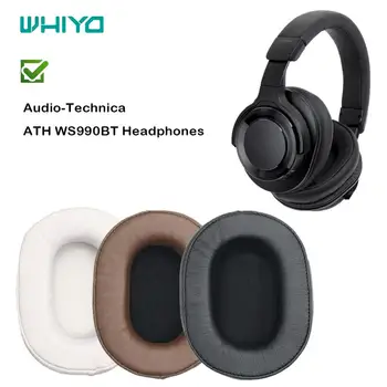 Whiyo 1 пара сменных амбушюр для наушников Audio-Technica ATH WS990BT, Рукав, амбушюра, Подушка, Муфта, Чехол, чашки