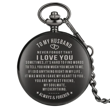 Мужские карманные часы, роскошные кварцевые карманные часы из серии Significant для моего мужа, Подвесная цепочка для часов для мужа, специальный подарок