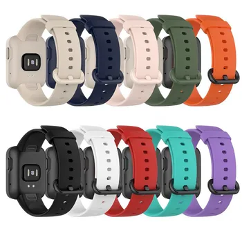 Резиновый ремешок Для Xiaomi Mi Watch 1 2 Lite Смарт-часы Спортивный Ремешок Для Redmi Horloge 2 Браслет Redmi watch Lite Глобальная версия